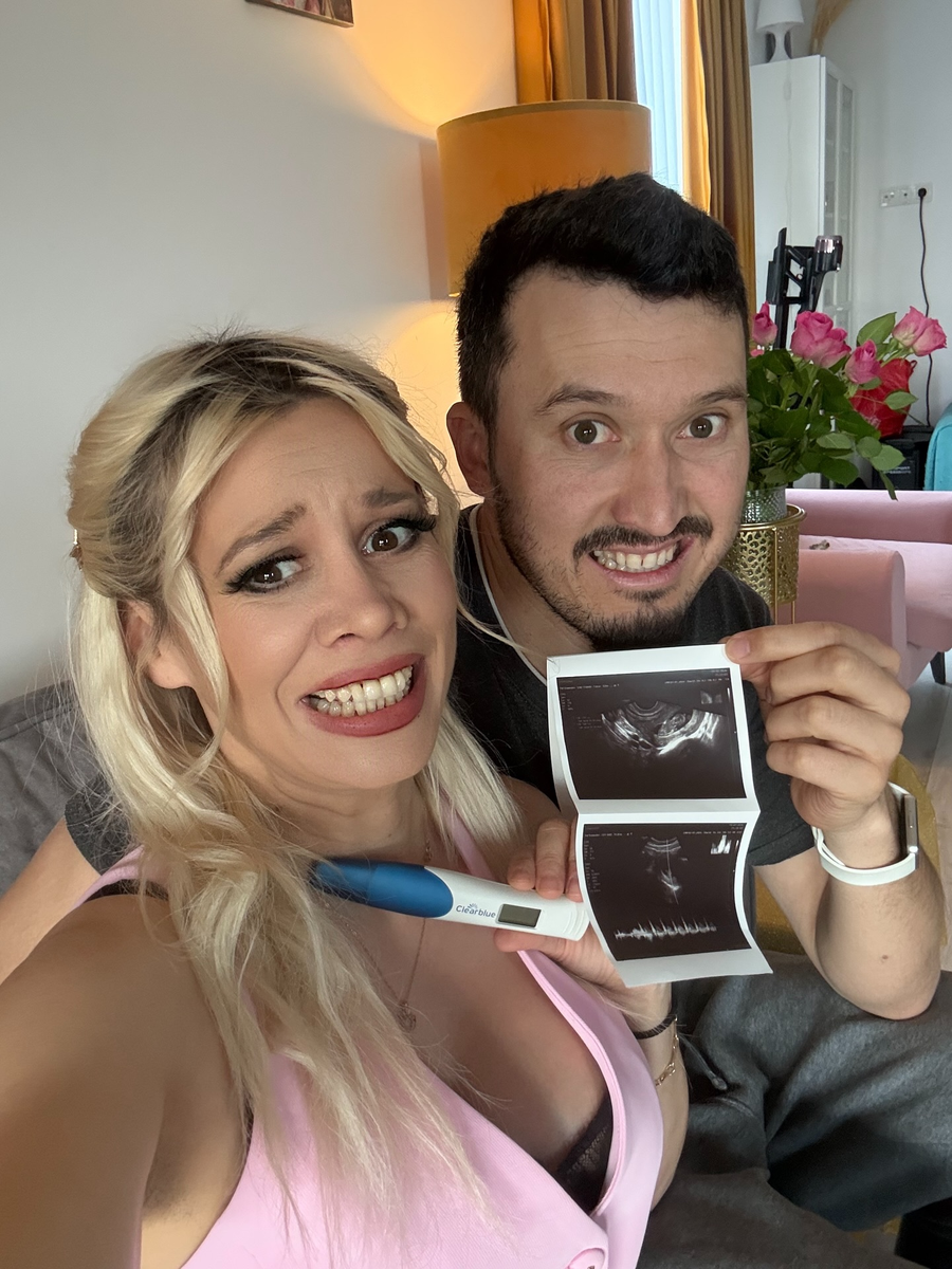 Anisia Gafton este însărcinată în 6 luni 