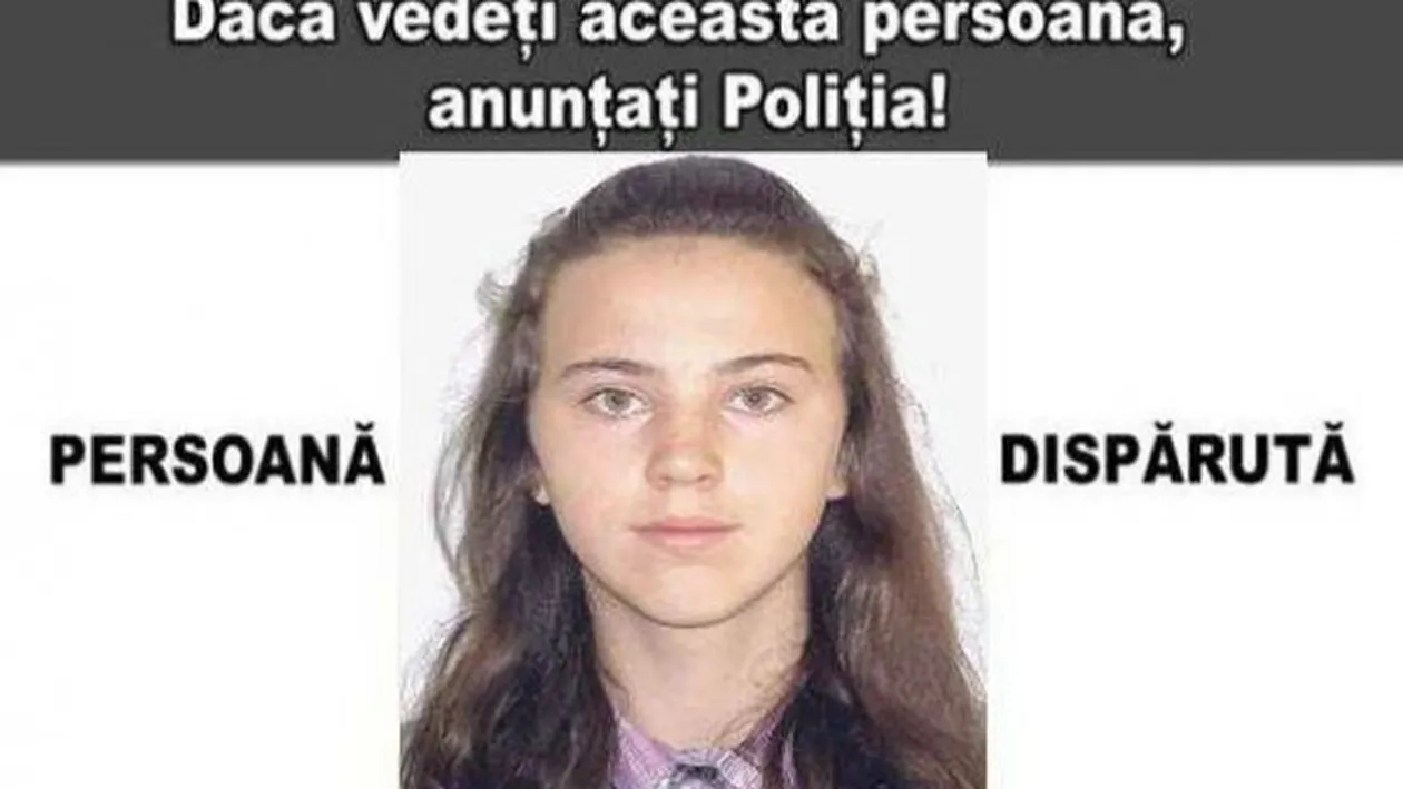 Fată de 17 dispărută de acasă! A plecat la şcoală şi nu s-a mai întors. Dacă o vedeţi anunţaţi Poliţia!