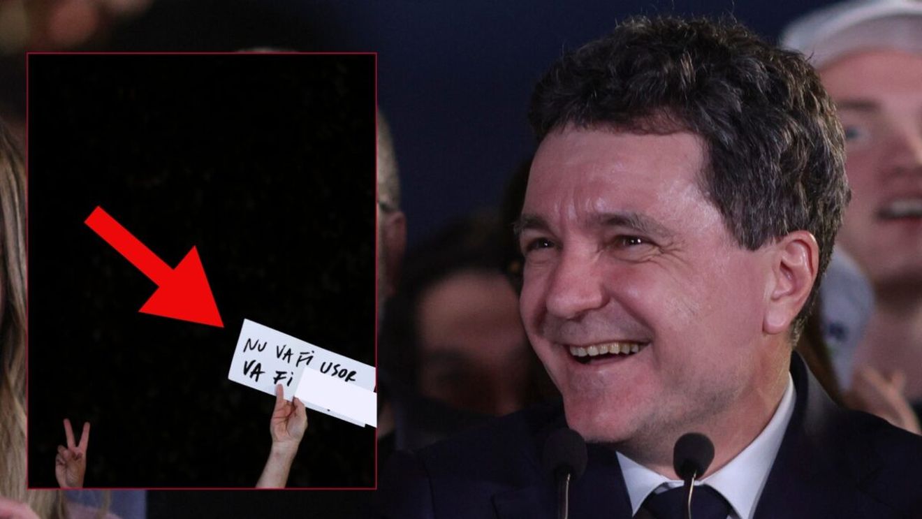 Mesajul viral al nopții! Ce i-a scris un susținător lui Nicușor Dan pe un bilețel: ”Nu va fi ușor, va fi...”