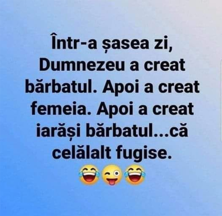 banc ce a facut dumnezeu