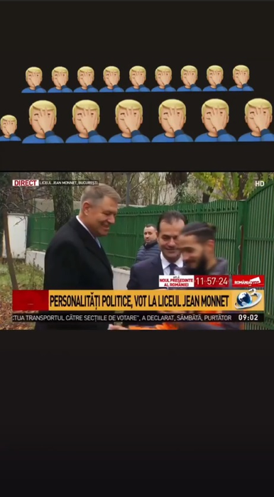 Detaliul comic observat de un telespectator, în timp ce Klaus Iohannis era în direct la Antena 3. Ce vedetă a apărut în cadru