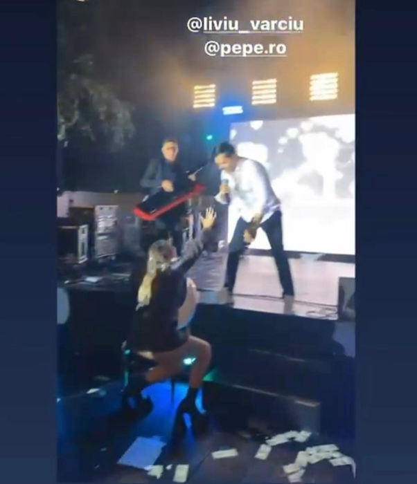Moment penibil la nunta lui Pepe! Artista celebră de la noi s-a lăsat pe vine şi s-a văzut tot. Vârciu, uimit când a văzut-o