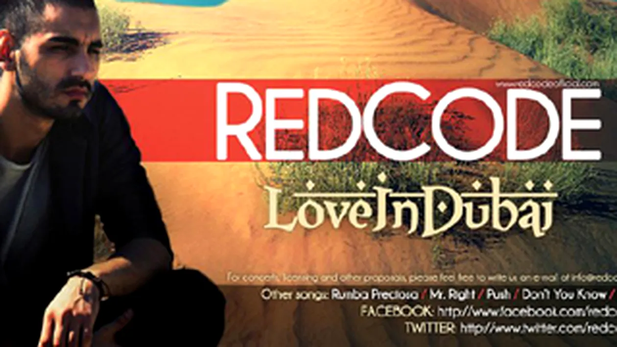 Dupa Rumba Preciosa, RedCode lanseaza noul single Love in Dubai