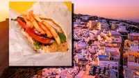 E mai ieftin decât în Mamaia! Cât au plătit 3 turiști români pentru un meniu de gyros, o clătită, bere la draft și o apă la un restaurant din Grecia