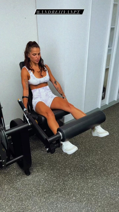 Diana Gureșoaie trage din greu la sală