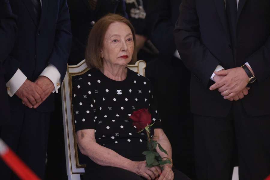 Rodica Stănoiu la priveghiul fostului președinte al României, Ion Iliescu (Sursă: Inquam Photos / George Călin)