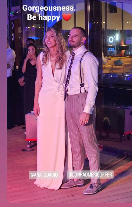Ana Odagiu și Conrad Mericoffer au ajuns în fața altarului! Cei doi actori, nuntă cu fast. Primele imagini de la eveniment