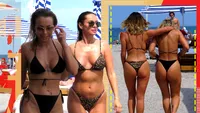 ”Războiul” fundulețelor-sexy pe plaja din Mamaia