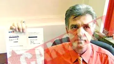 Amenintat de banca pentru o datorie de 0,54 lei