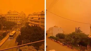 Meteorologii, în alertă: Un val uriaș de praf african a intrat în Europa. Când ajunge în România