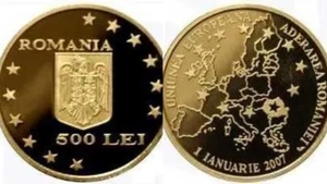O ai acasă la părinți ori bunici?! Suma ireală cu care se vinde o monedă rară, de aur, de 500 de lei