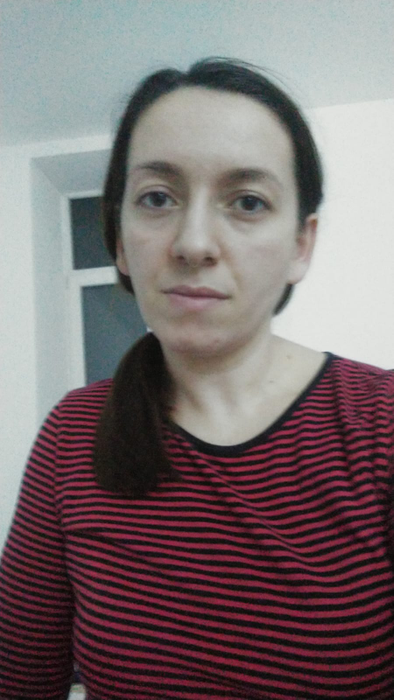 Ancuța Trifan, în urmă cu trei zile, pe holul spitalului din Suceava