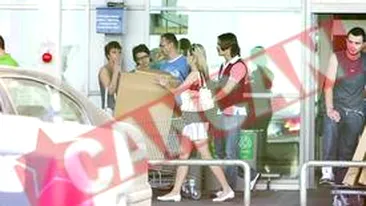 Mihai Petre si Elwira Duda, cumparaturi de casa noua