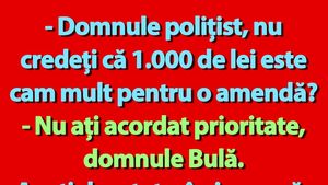BANC | Bulă, polițistul și amenda corespunzătoare