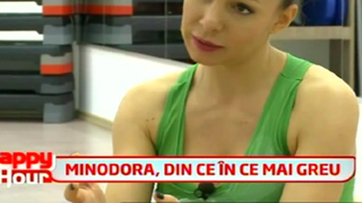 Minodora continua cura de slabire si vede primele rezultate: Am facut masa musculara!