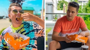 Selly si Gami, la deschiderea noului restaurant Popeyes din AFI Cotroceni: ”Sandwich-ul este numărul 1”