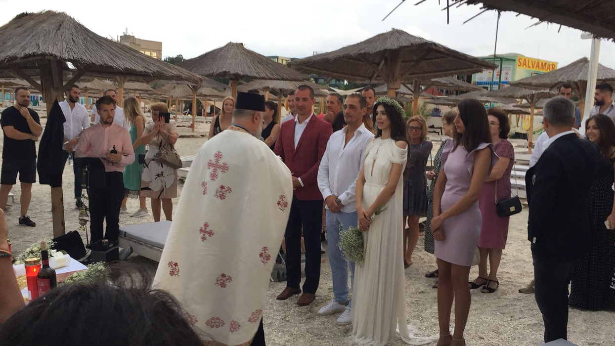 Virgil și Alice, pe durata ceremoniei