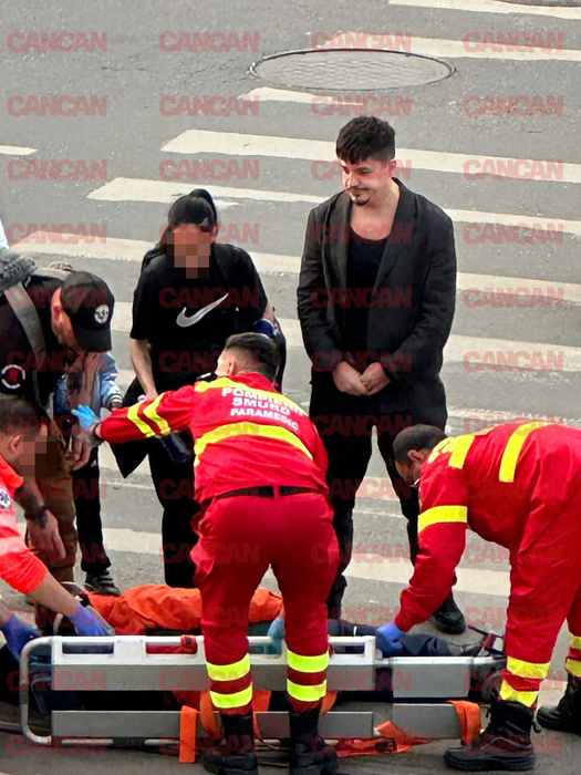 Bogdan de la Ploiești a ajuns la locul accidentului/ sursă foto: CANCAN.RO