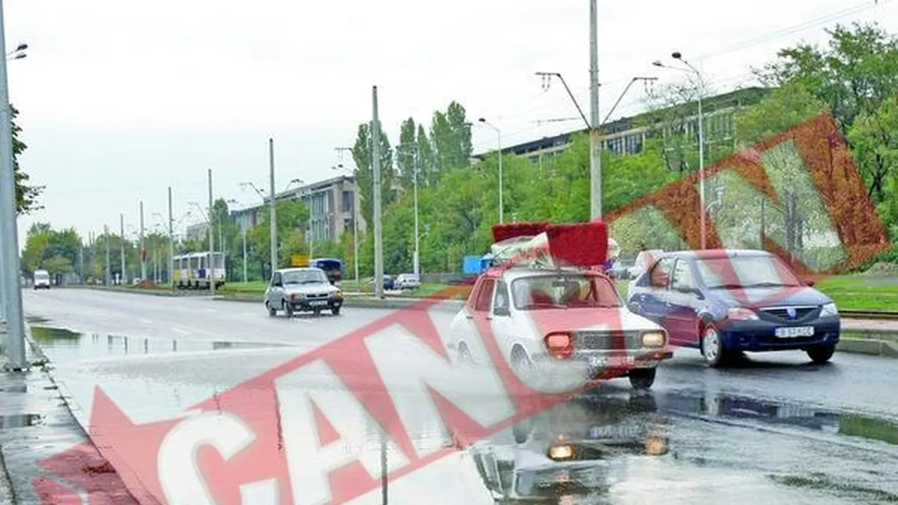 Dupa ploaia de ieri, traficul din Bucuresti a fost haotic