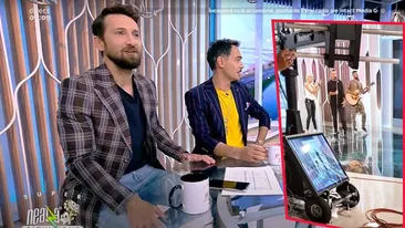 Răzvan Simion a părăsit platoul de la Neatza când Lidia Buble și Cornel Ilie au venit pentru premiera clipului la care au colaborat | VIDEO