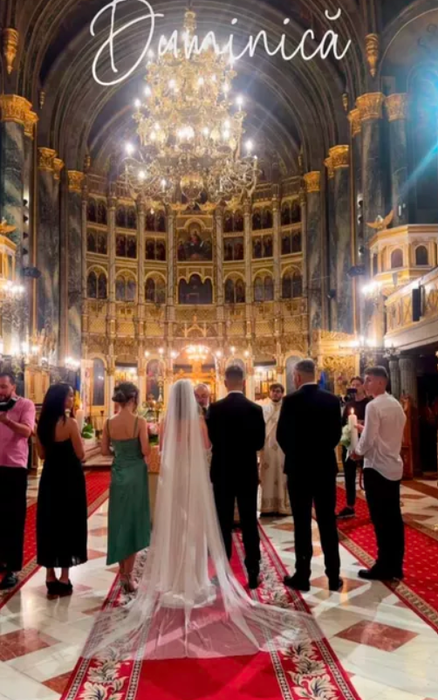 Ștefan Manolache s-a însurat cu Alexandra Dogaru / Foto: Captură Video