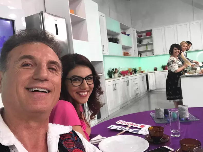 Constantin Enceanu și fiica sa /Foto: Facebook