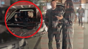 S-au căsătorit dar cavalerismul a rămas la altar??  Edi se poartă ca bodyguardul Alinei Eremia, dar l-a speriat o portieră