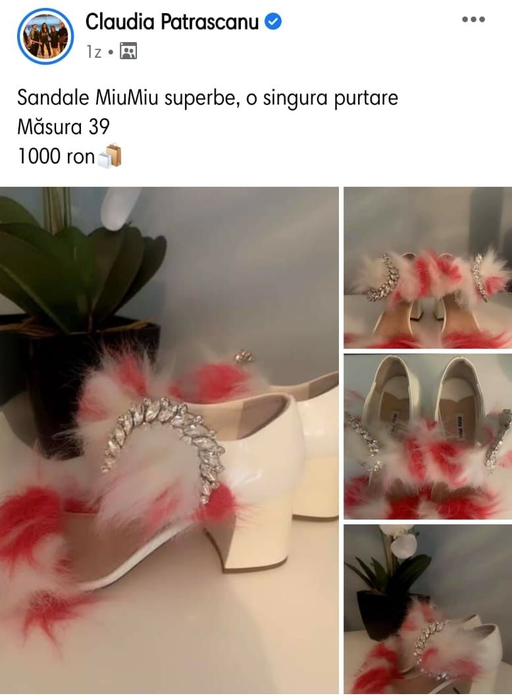 Claudia Pătrășcanu, probleme grave cu banii? Artista a ajuns să-și vândă pantofii și gențile pe internet
