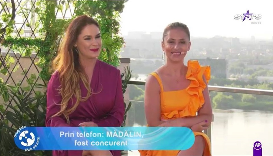 Iuliana Călinescu și Bianca Sârbu, în cadrul emisiunii “Dragoste fără secrete” de la Antena Stars