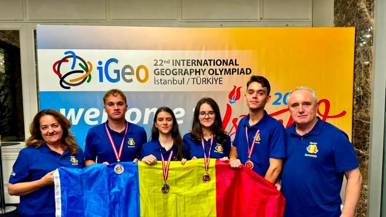 România, patru medalii la Olimpiada Internațională de Geografie! Performanță remarcabilă pentru elevii români