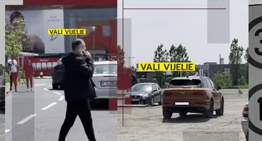 Vijelie și-a testat mașina de 250.000 € prin gropile din Băneasa. Vali, ușor, că e Bentley, nu e tractor!