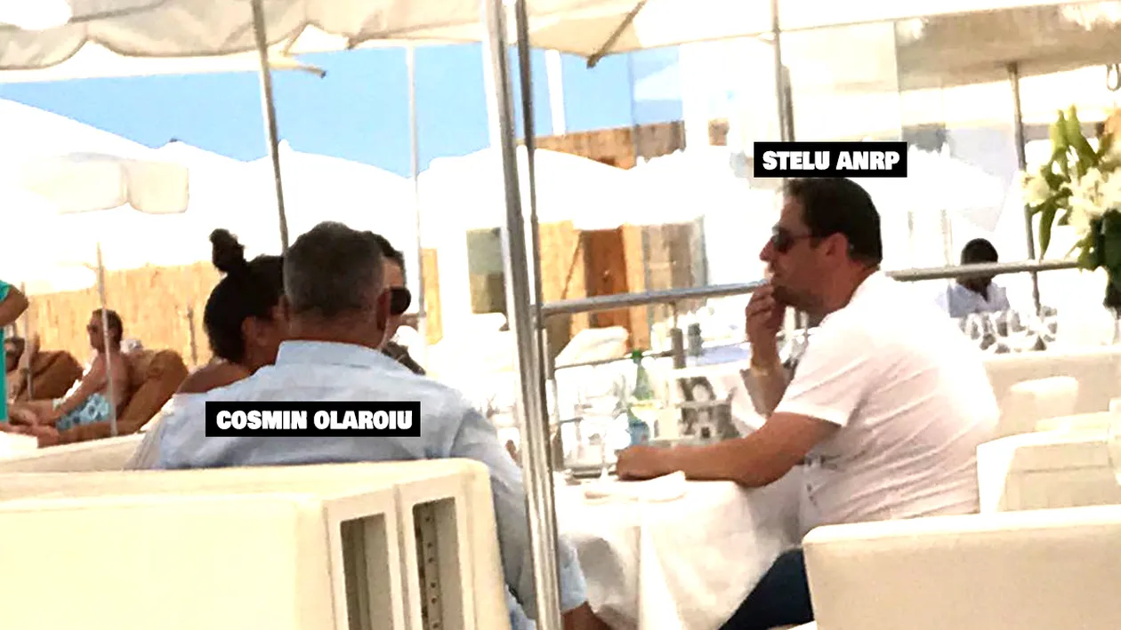 Antrenorul şi milionarul de la ANRP s-au întovărăşit frumos! IMAGINI FABULOASE. Olăroiu şi Stelu pregătesc cea mai mare lovitură imobiliară la ”Les Palmiers”, pe plaja din St. Tropez!