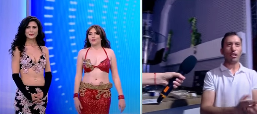 Vulpița de la Acces Direct s-a transformat într-o cadână! Viorel a ieșit din platou când a văzut cum se unduiește, cu buricul la vedere