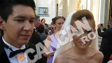 VIDEO Elena Gheorghe dupa cununia religioasa: Nu ma asteptam sa fiu atat de emotionata, ne-a placut foarte mult