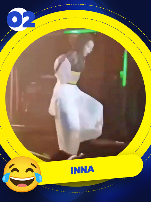 Andreea Bălan, Inna și Delia au ratat testul echilibrului! Au plecat în forță și au „aterizat” în glorie! Topul celor mai epice căzături!