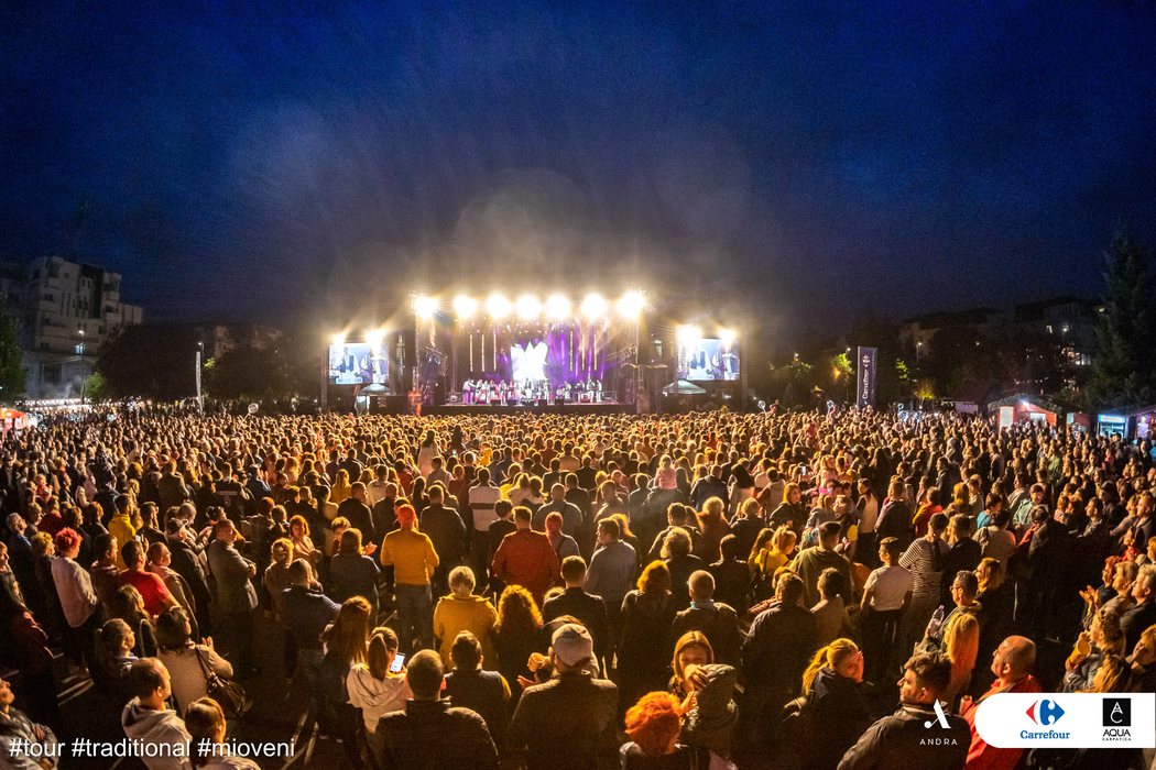 Imagini fabuloase de la concertul Andrei Măruță de la Mioveni! Ce au făcut cei din primul rând