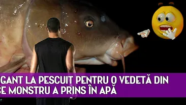 Captura gigant la pescuit pentru o vedeta din Romania! Ce monstru a prins in apa