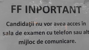 Avem dovada! Profesorii sunt mai praf decat elevii la BAC - Uite ce hal de afis au lipit pe usi intr-un liceu din GORJ - Ai crede ca e scris de femeia de serviciu, dar nu...