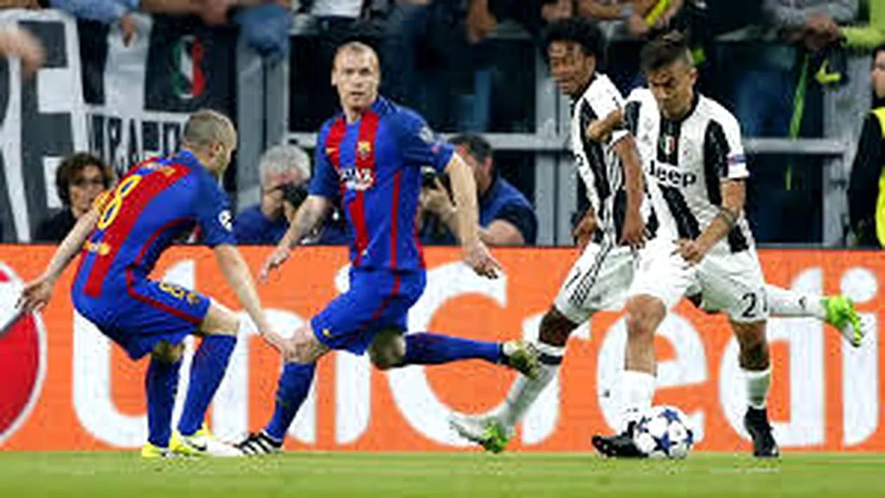 Juventus luptă cu Barca pentru calificarea în primăvara Champions League!
