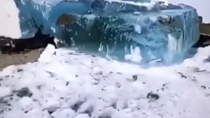 Fenomen meteo șocant! Tsunami de gheață. Imaginile sunt apocaliptice