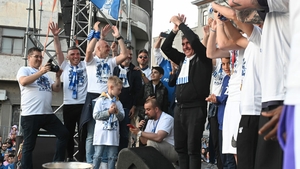Ce s-a întâmplat la sărbătorirea titlului în centrul Constanței. Echipa lui Gheorghe Hagi, adusă ca marile campioane ale Europei