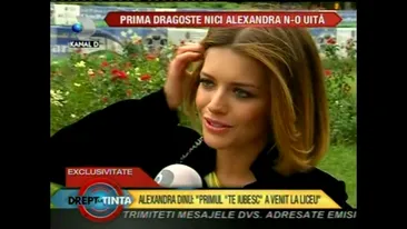 Adrian Mutu nu a fost prima dragoste a Alexandrei Dinu? Afla cine si cand i-a spus Te iubesc! prima data actritei