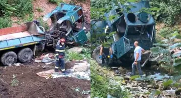 Cine sunt cei doi muncitori care și-au pierdut viața în accidentul din Gorj. Mașina în care se aflau s-a răsturnat într-o râpă
