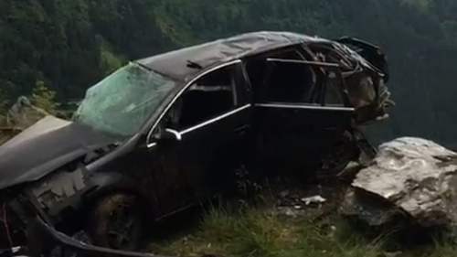 VIDEO / Accident grav pe Transfăgărășan. Șoferul a fost proiectat din mașină și a murit pe loc