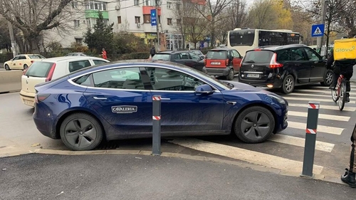 George Buhnici, după ce și-a parcat Tesla pe trecerea de pietoni: ”Îmi cer scuze. Dar nu contează”