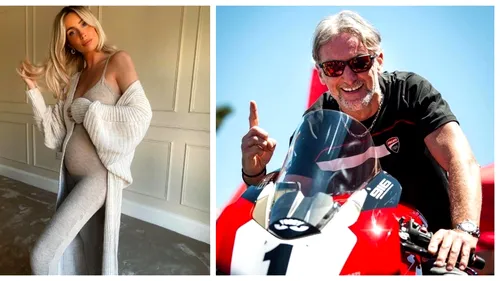 Danielle, fiica celebrului sportiv Carl Fogarty, a devenit mamă pentru prima dată. FOTO