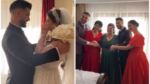 Ținuta atipică aleasă de Daniela Iliescu la nunta lui Iancu Sterp cu Denisa Coțolan. Invitații au rămas mască!