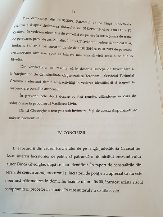 Acesta este raportul integral cu privire la lipsa de intervenție a autorităților pentru salvarea Alexandrei! Unchiul ei acuză doi politicieni
