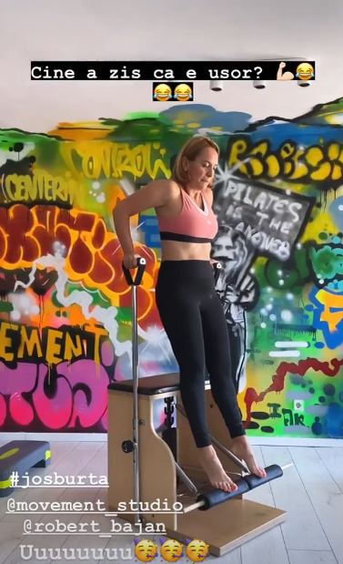 Uite ce face Andreea Esca la sală: ”Poate nu-mi mai intră sacoul, că jar mănânci!”
