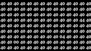 Iluzie optică virală | Găsiți numerele 00, 04 și 44 ascunse în imagine. Geniile reușesc în 9 secunde